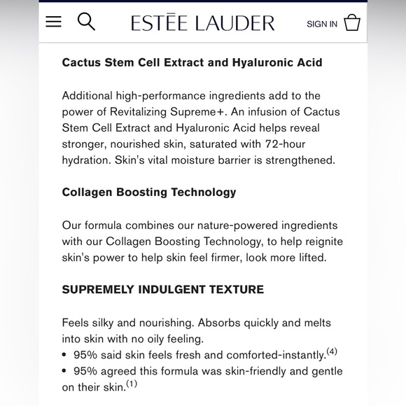 NIB Estée Lauder revitalizing supreme, plus youth power, soft cream 2.5 oz - Picture 15 of 16